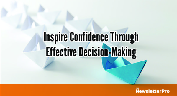 effective Decision-making confidence