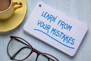 learn from mistakes, Address It Honestly And Look Internally, failure
