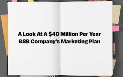 A Look At A $40 Million Company’s Marketing Plan
