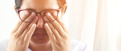 Eye strain can be caused by a disease that is not due to underlying disease, such as rubbing your eyes, looking at screens for long periods of time. Wearing glasses with incorrect vision values