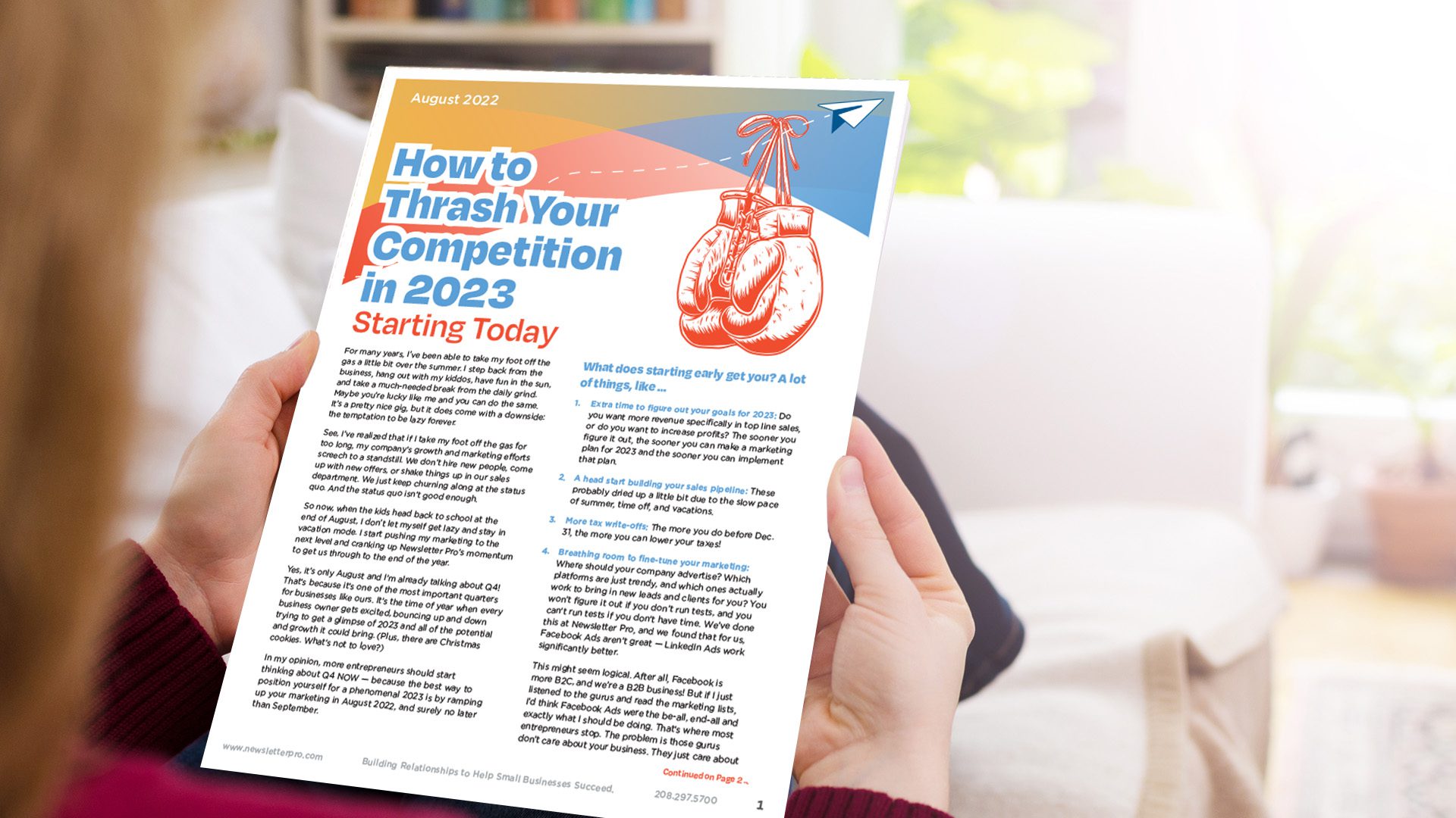 Newsletters Help You Reach Your Business Goals