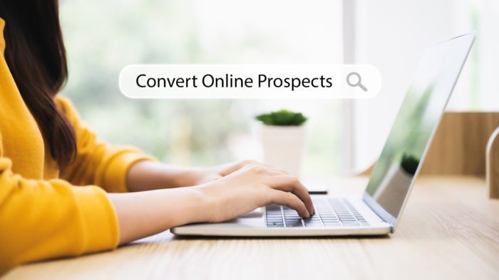 Converting Online Prospects Into Customers