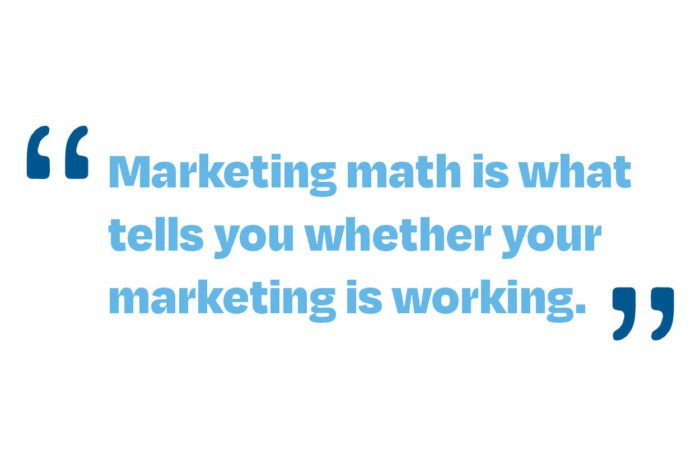 How does marketing math work