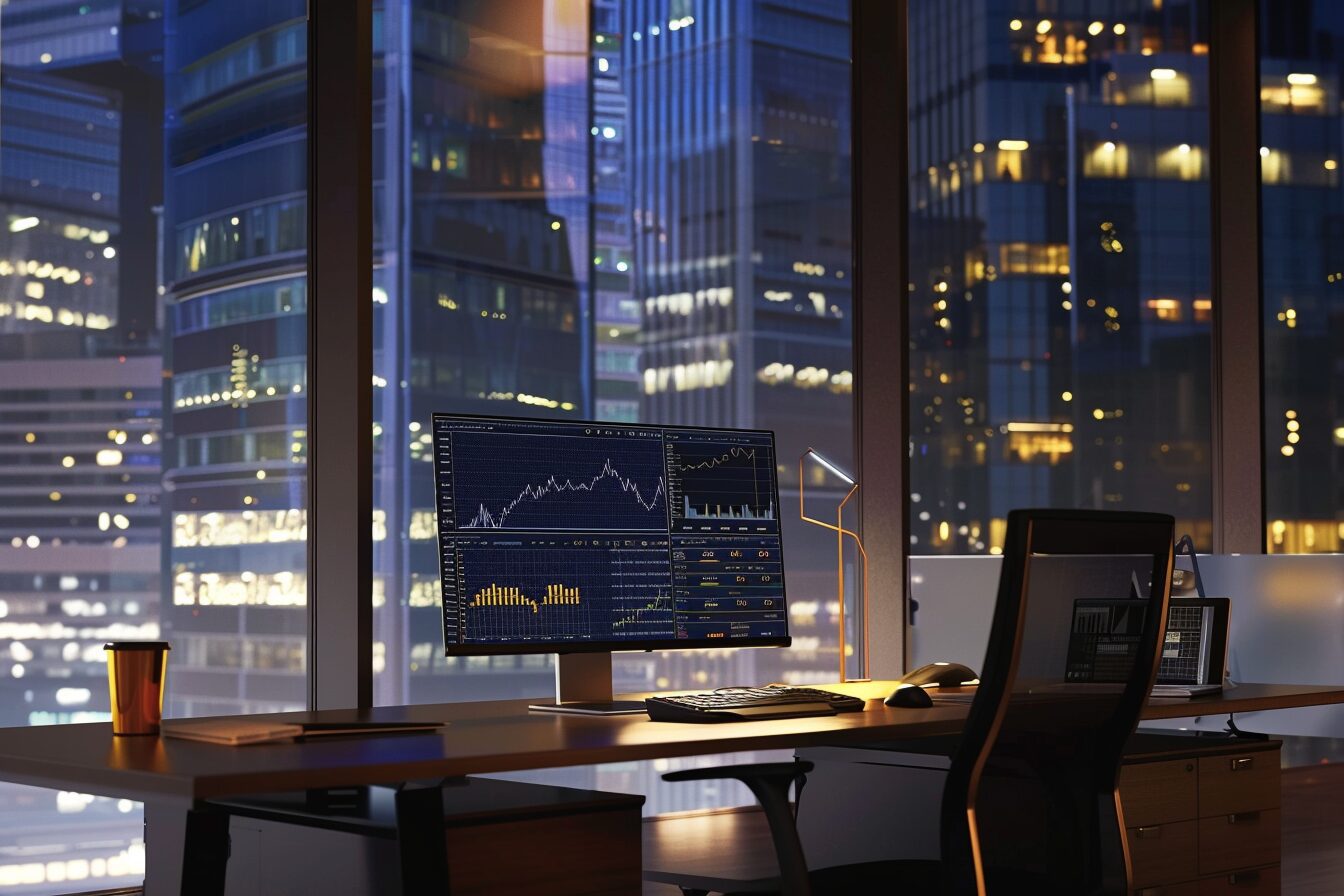 Office Computer Screen Professional Image Tailoring Customer Newsletter Experiences Based on CLV Insights and ...